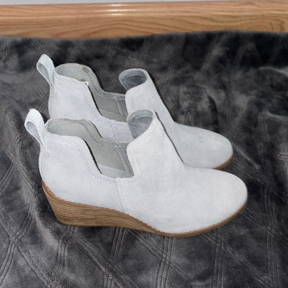Baby blue booties